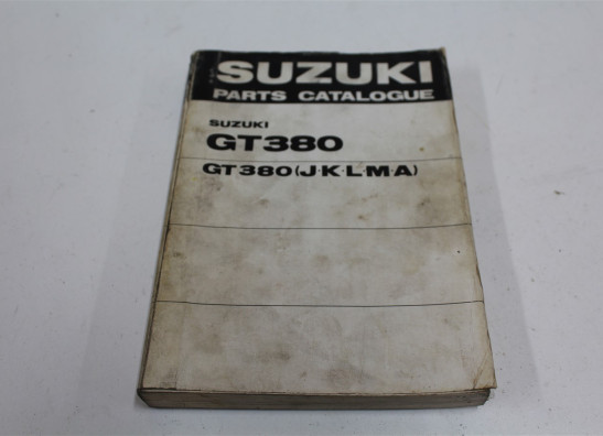 Parts book Suzuki GT 380