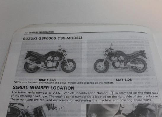 Werkplaatshandboek Suzuki GSF 600 650 Bandit 