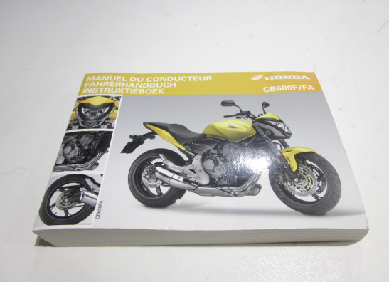 Instructieboekje Honda CB 600 F