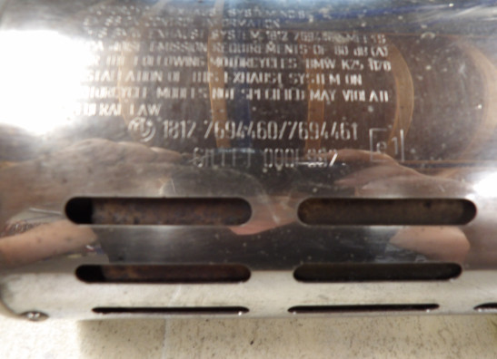 Uitlaat BMW R 1200 GS