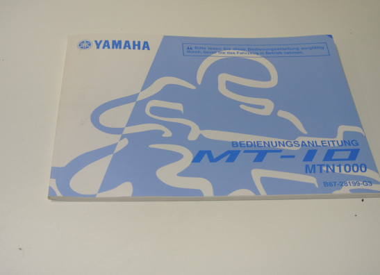Manuel Yamaha MT 10