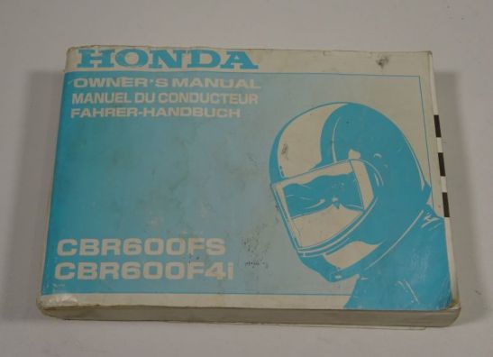 Fahrerhandbuch Honda CBR 600 FS Sport