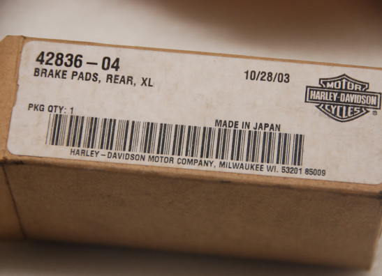 Remblokken achter Harley Davidson Sportster