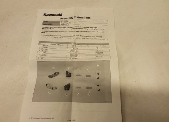 Kofferset Kawasaki VERSYS 1000