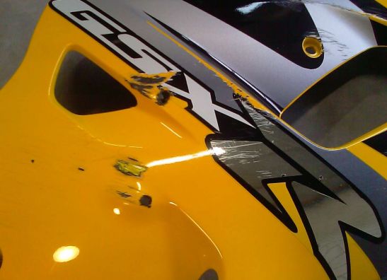 Rechter zijkuip Suzuki GSX R 750