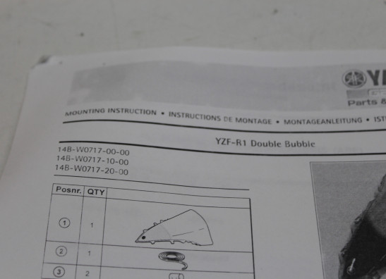 Scheibe Windschild Yamaha YZF R1