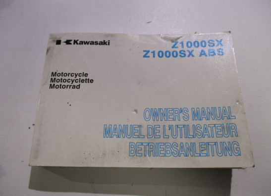 Instructieboekje Kawasaki Z 1000 Sx