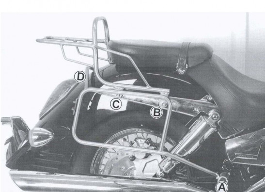 Kofferbeugel set Honda VTX 1300