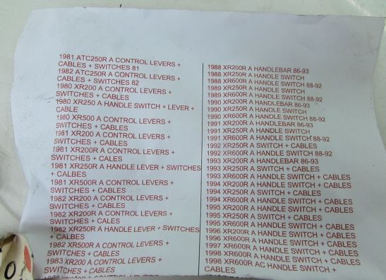 Lever handle clutch Honda Overige Honda