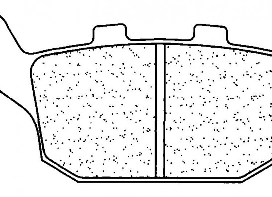 Remblokken achter Honda CBR 600 RR