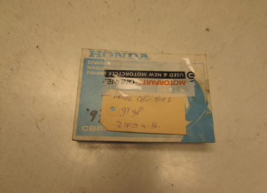 Manuel Honda CBR 600 F