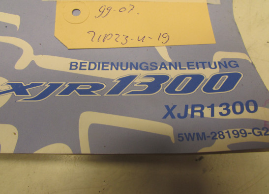 Manuel Yamaha XJR 1300