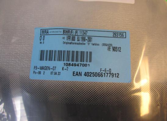 Scheibe Windschild Honda VFR 800 I