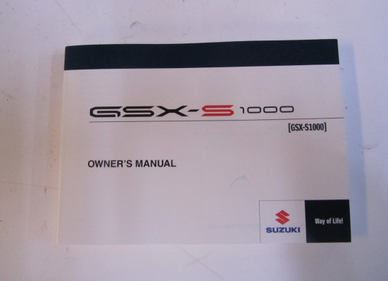 Instructieboekje Suzuki GSX S 1000