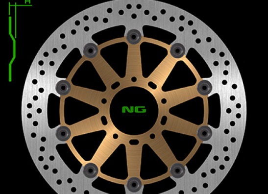 Remschijf voor Ducati 848