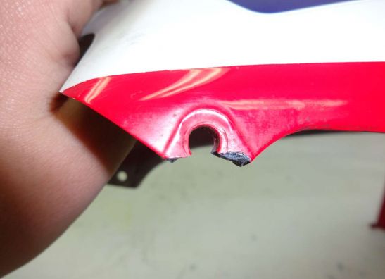 Rechter achterkant Honda CBR 900 RR