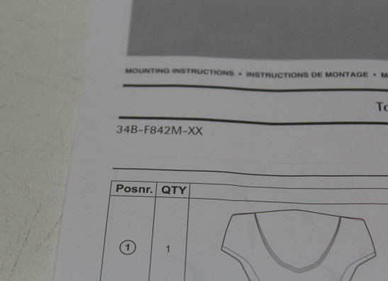 Topkoffer deksel Yamaha Tracer 900