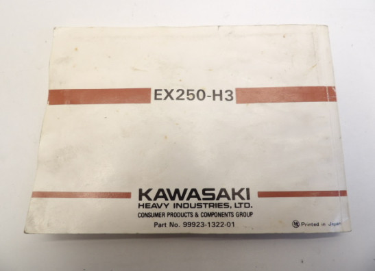 Instructieboekje Kawasaki ZZR 250