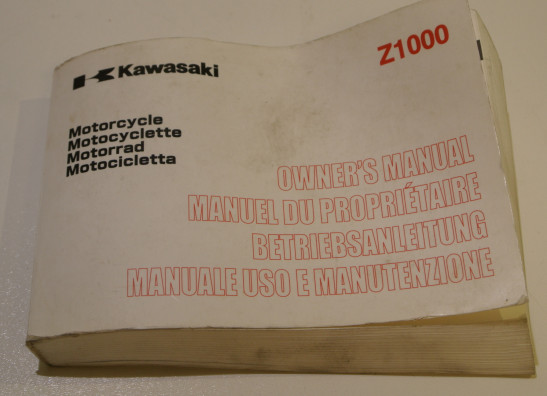 Instructieboekje Kawasaki Z 1000