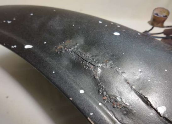 Achterspatbord Yamaha XS 1100