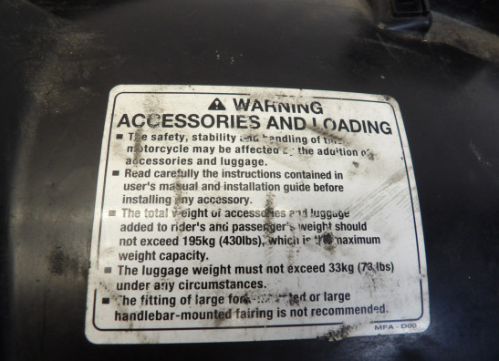 Achterspatbord Honda CBF 1000