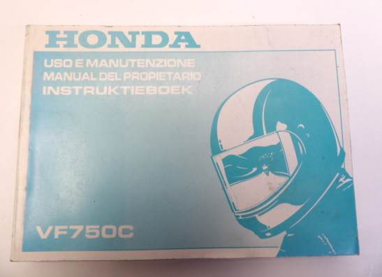 Instructieboekje Honda VF 750 C Magna