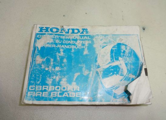 Fahrerhandbuch Honda CBR 900 RR