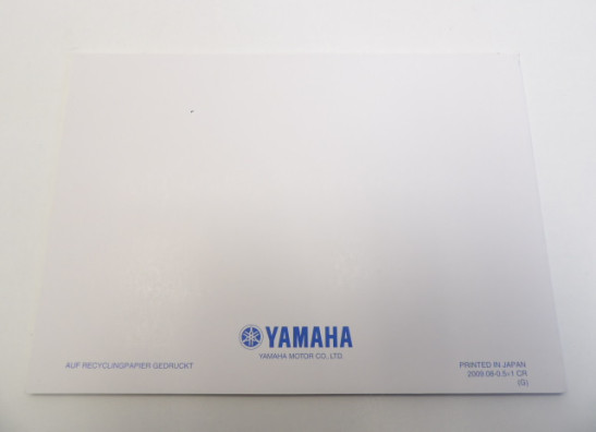 Fahrerhandbuch Yamaha YZF R6