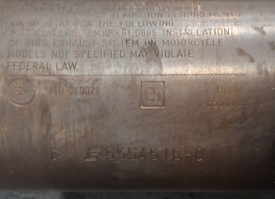 Uitlaat BMW F 850 GS