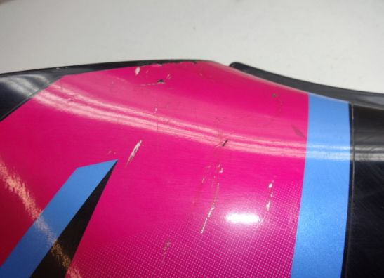 Heck links Suzuki GSX R 750