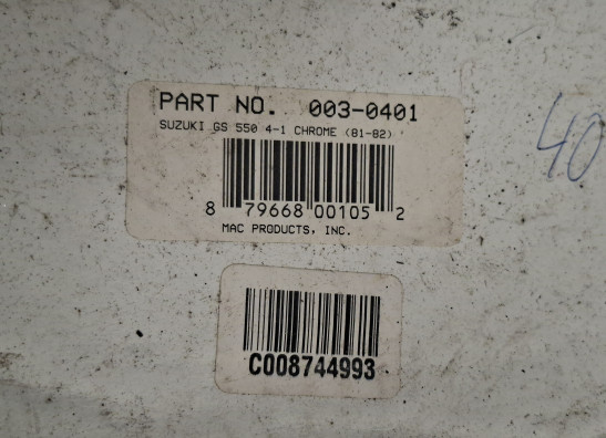 Uitlaatbochten Suzuki GS 550 L