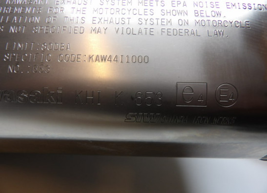 Muffler Kawasaki ZX 10 R