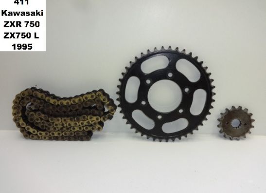 Ketting en tandwielset Kawasaki ZXR 750