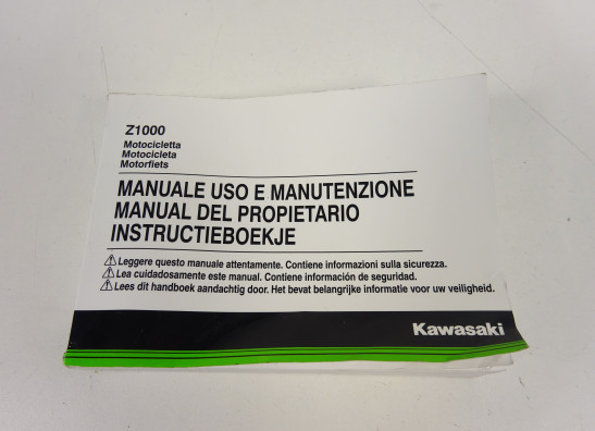 Instructieboekje Kawasaki Z 1000
