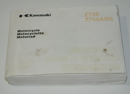 Instructieboekje Kawasaki Z 750