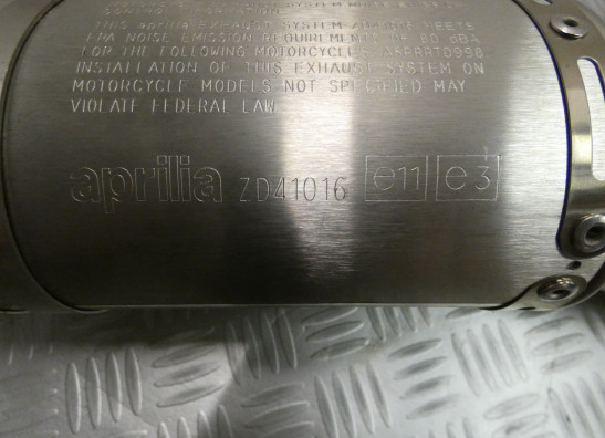 Uitlaat Aprilia RSV 1000