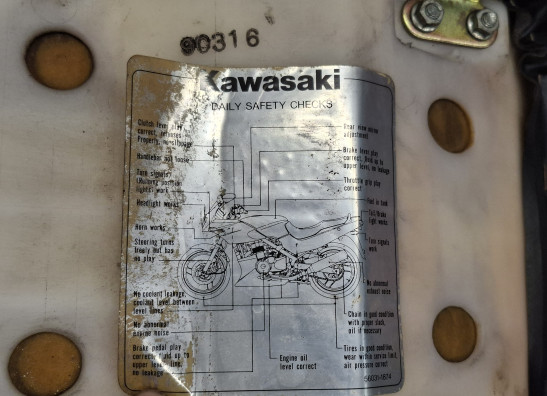 Sitzbank Kawasaki GPZ 500