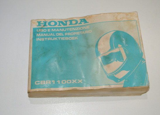 Instructieboekje Honda CBR 1100 XX