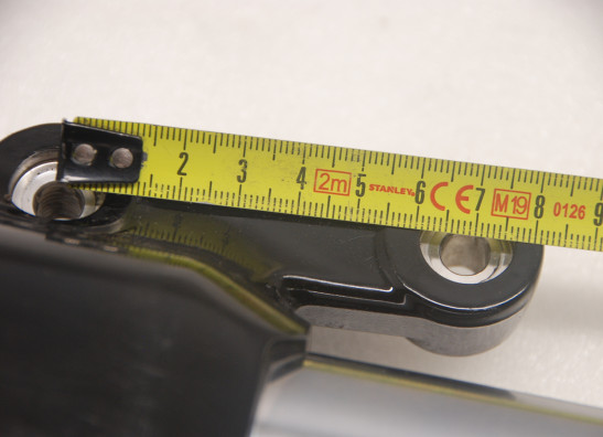 Voorpoot binnen Harley Davidson Softtail