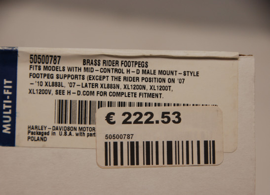 Duo voetsteun set Harley Davidson Custom universal other