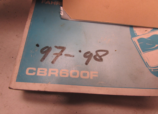 Fahrerhandbuch Honda CBR 600 F