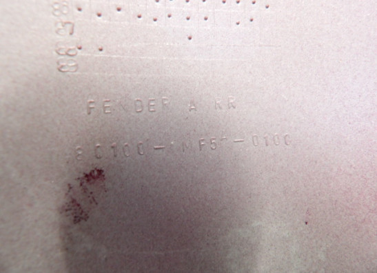 Achterspatbord Honda VT 500