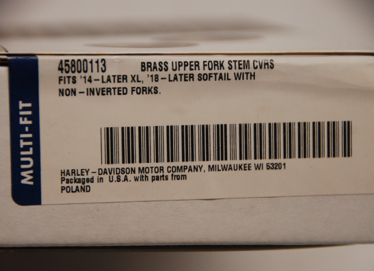 Kroonplaat Harley Davidson Softtail