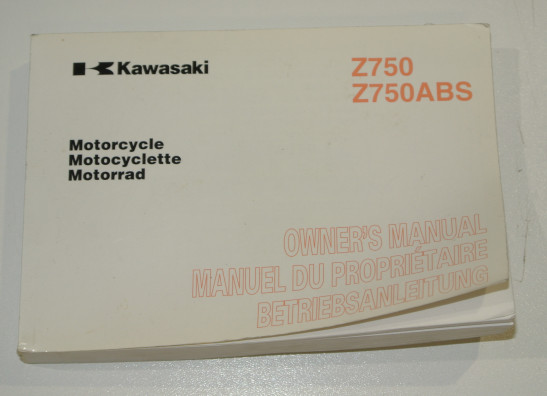 Instructieboekje Kawasaki Z 750