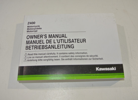 Manuel Kawasaki Z 400