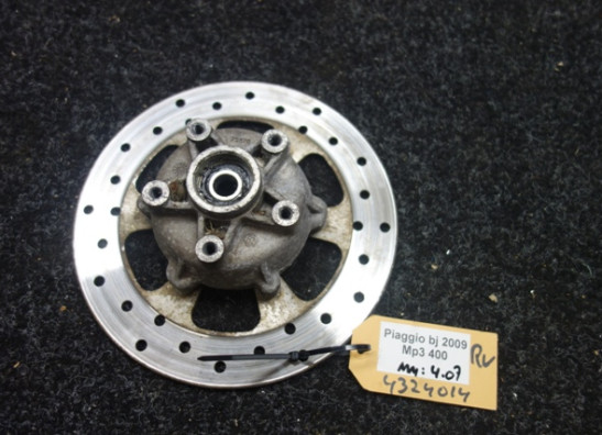 Remschijf voor rechts Piaggio Mp3 400