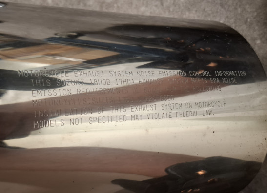 Uitlaat Suzuki GSF 1250 Bandit 