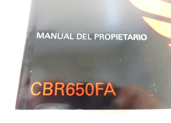 Instructieboekje Honda CBR 650 F