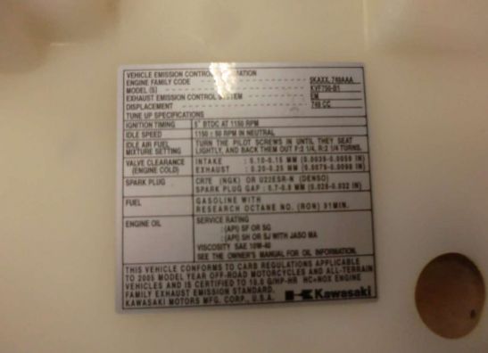 Seat Kawasaki Overige Kawasaki