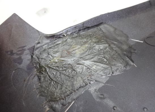 Rechter achterkant Honda CBR 400 RR